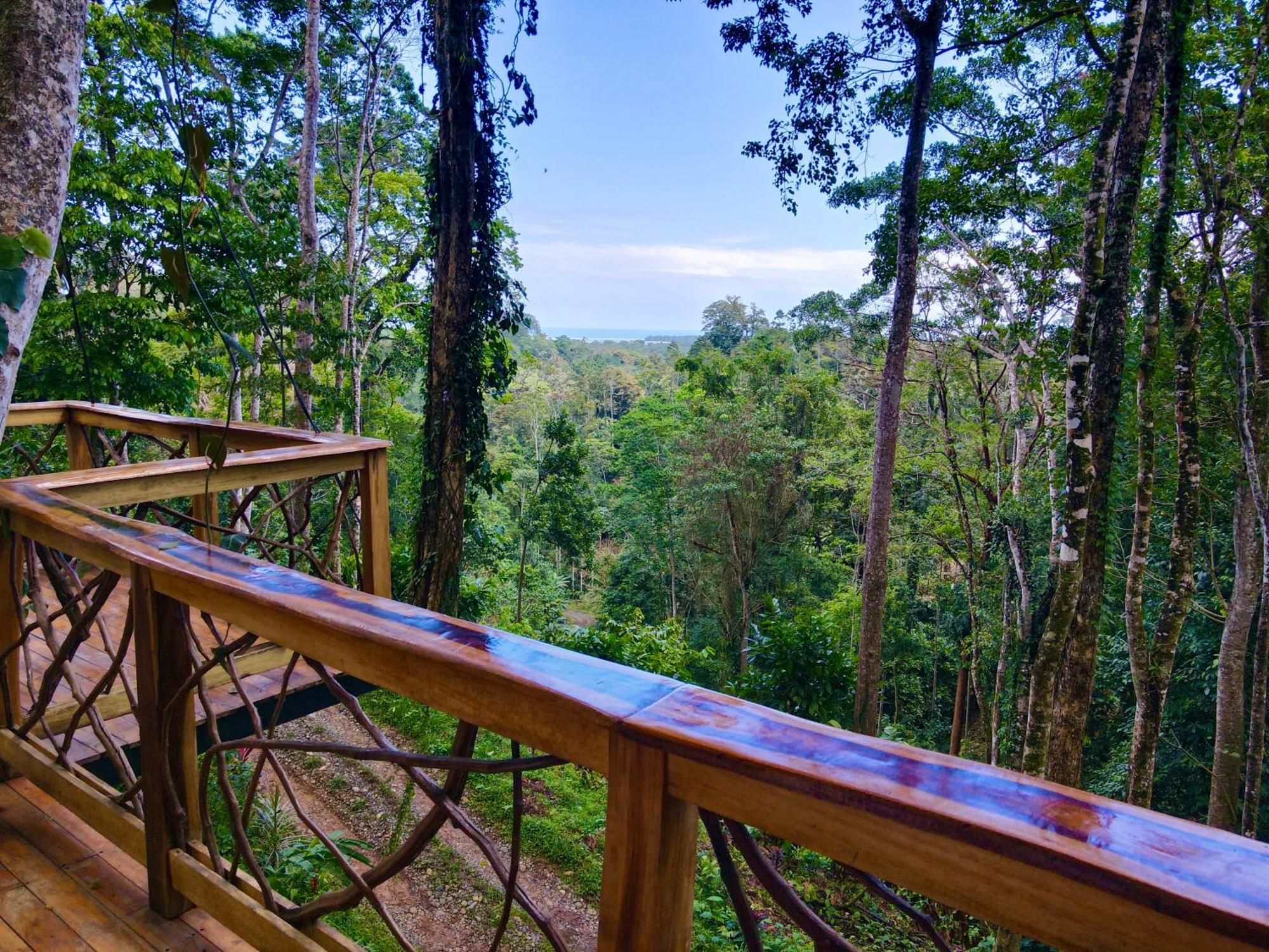 Villa Jungle Spirit Treehouse à Cahuita Extérieur photo